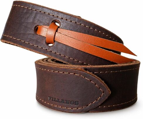 Villanos Arts - Leather Latigo Strap for Horse Saddle – 72 Inch Long x 1 3/4 Inch Wide, Durable Stitched Edges, Heavy Duty Cinch Strap for Western Riding in Kuwait