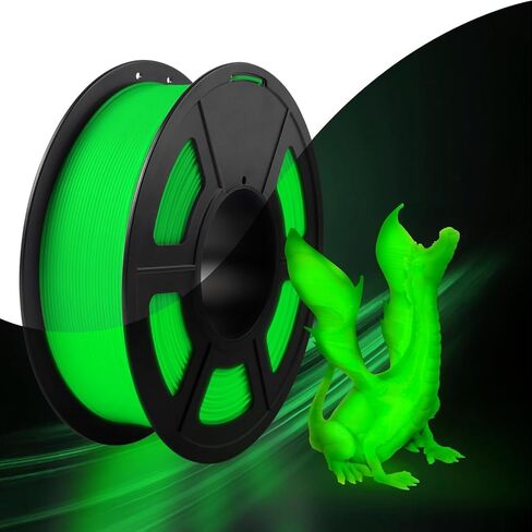 Glow in the Dark TPU 95A 3D Printer Filament 1.75mm 250g Dimensional Accuracy +/- 0.03, Blue in Kuwait