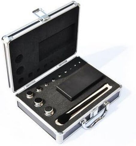 Huanyu Calibration Weights Set 1mg-200g E2 Grade 316 Stainless Steel for Digital Scale,23 pcs (1mg-200g) in Kuwait