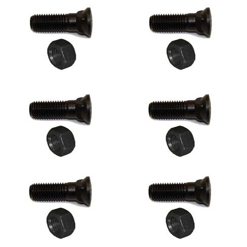 6 قطع بديلة DBD90-0004 5J4773 محراث 3/4 × 2.5 مسمار حافة القطع ومجموعة صامولة حافة القطع 3/4 بوصة in Kuwait