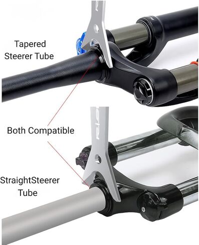 Bicycle Fork Crown Race Removal Tool – Heavy Duty Headset Base Spacer Remover for 1-1/8" Straight & 1-1/2" Tapered Steerer Tubes – MTB & Road Bike Maintenance Repair Tool in Kuwait