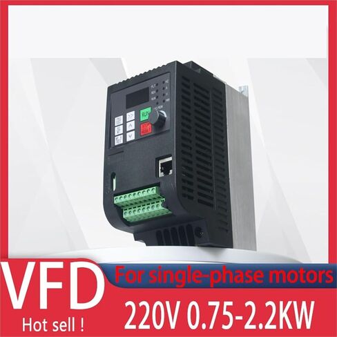 1pc 1.5KW/2.2KW/4KW Inverter Frequency Converter Single-Phase Input 220V/380V Output Single/Three Phase Motor Speed(220V 4kw 16A) in Kuwait