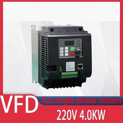 1pc 1.5KW/2.2KW/4KW Inverter Frequency Converter Single-Phase Input 220V/380V Output Single/Three Phase Motor Speed(220V 4kw 16A) in Kuwait