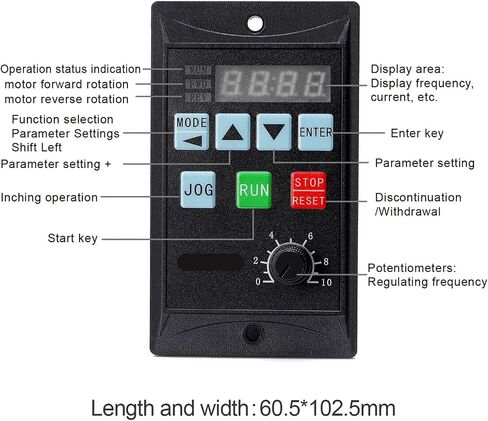 1 قطعة 750 واط VFD محول تردد مرحلة واحدة 220 فولت المدخلات 3 المرحلة 220 فولت الناتج RS485 العاكس لمحرك التيار المتناوب 3 المرحلة in Kuwait