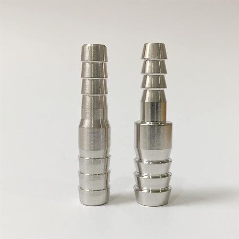 Nipple Connector Pipe Fitting Barb,304 Stainless Steel 2 Way Barbed Reducer Straight Hose 6mm 8mm 10mm 12mm 14mm 16mm 20-60mm(90 * 75mm) in Kuwait