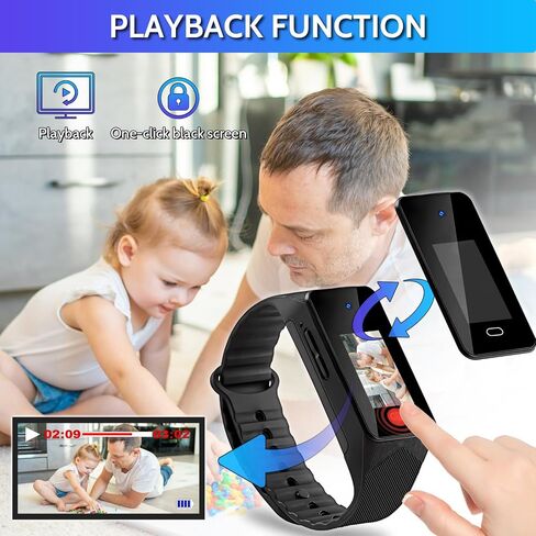 VHLTTYV 64GB Mini Video Cameras with Playback,1080P Portable Video Nanny Video Recorder Security Cameras in Saudi Arabia