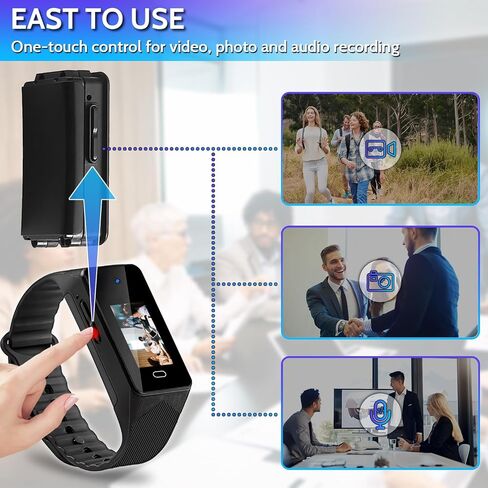 VHLTTYV 64GB Mini Video Cameras with Playback,1080P Portable Video Nanny Video Recorder Security Cameras in Saudi Arabia