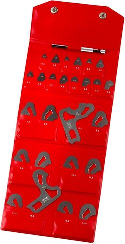 Radius Gage Set with Holder - 26 Leaves in Kuwait