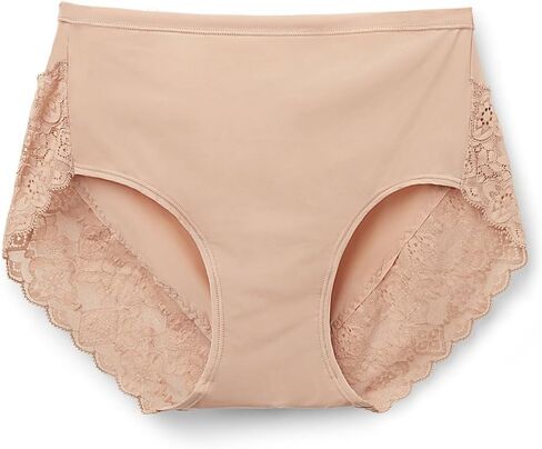 Woman's Microfiber and Lace High Rise Panties in Saudi Arabia