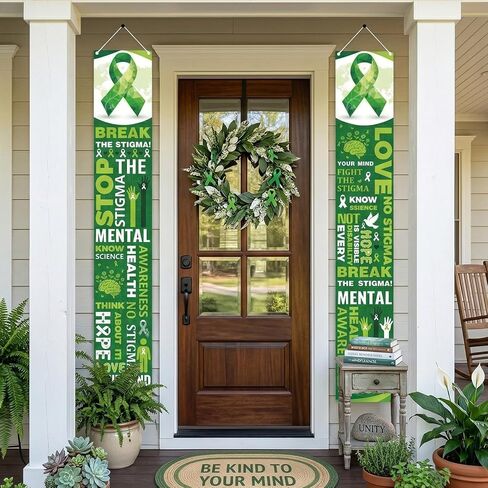 Ramadan Door Decorations for Home - 2PCS Eid Mubarak Door Decorations Sign for Porch, Ramadan Mubarak Holiday Festival Backdrop Banner Supplies Decor for Office (70.9 x 11.8 Inch) in Saudi Arabia