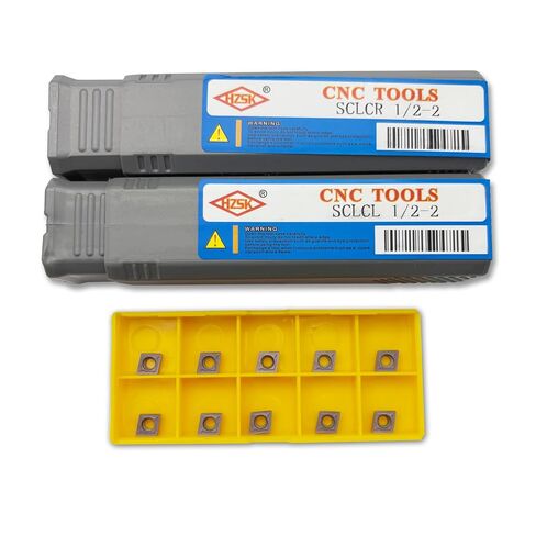 2PCS 1/2in Indexbale Tunring Tool Holders SDJCR/L with 10pcs CCMT060204 CCMT21.51 Carbide Turning Inserts for Stainless Steel in Kuwait
