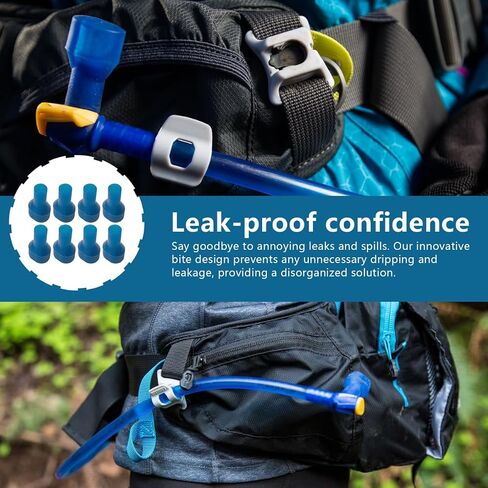 8 قطع من قطع الفم البديلة لصمام العض متوافقة مع Camelbak ومعظم العلامات التجارية، قطع بديلة لأجزاء عض المثانة لمعظم العلامات التجارية، وغطاء الغبار، وحقيبة الظهر، وخزان المياه in Kuwait