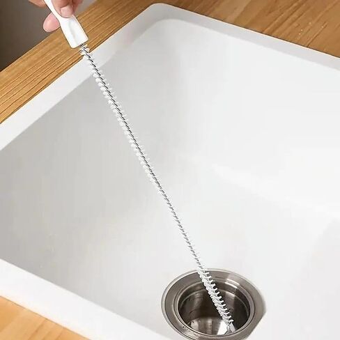 1pc Flexible Drain Cleaning Brush, Household sewer hair catcher, drainage blockage remover, cleaning tool in Kuwait