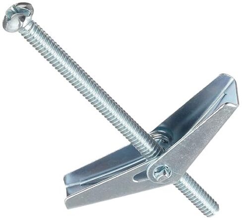 Newport Fasteners 3/16" x 6" Toggle Bolts / Round Head / Combo Drive / Carbon Steel / Zinc in Kuwait