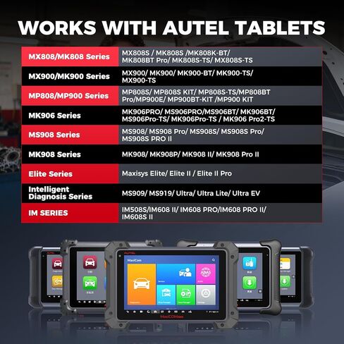 Autel MV108S 1080P HD Inspection Camera, 8.5mm Probe Wide-Angle Borescope, IP67 Waterproof USB Endoscope Snake Camera with LED Lights & 3.3ft Cable, Upgrade of MV108 MV105, for Autel Scanner & PC in Kuwait