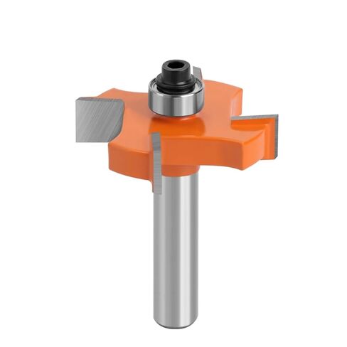 8mm 4 Edge T Type Slotting with Bearing Tool Router BitsFor Woodworking Industrial Grade Milling Cutter-C C08319Z43508 in Kuwait