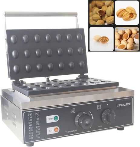 Commercial Walnut Cookie Maker Mini Walnut Cake Machine 21 holes Walnut waffle maker Mini Cake 1500W in Kuwait