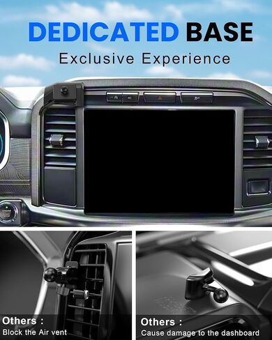 for MagSafe Car Mount for Ford F-150 2021-2024 Accessories Car Phone Holder Magnetic for F150 2024 2023 2022 2021 Compatible for iPhone 17 16 15 14 13 12 Pro Max Samsung Google (Ford 21-24) in Saudi Arabia