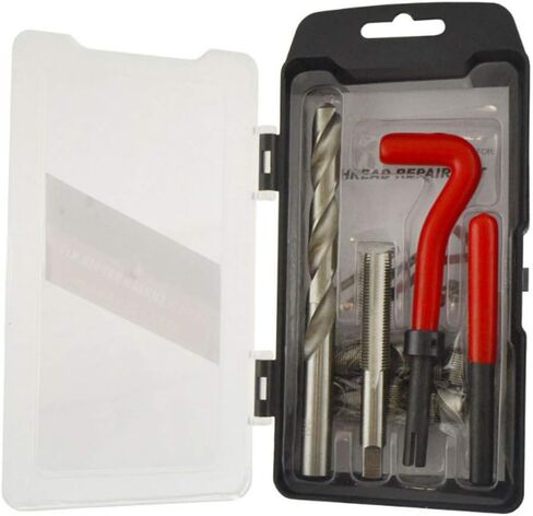 طقم إصلاح الخيط ، 15pcs M-10 × 1.0 مجموعة إصلاح الخيوط مجموعة هليكوبتر توافق 10 مم تالف مؤشرات ترابط in Kuwait