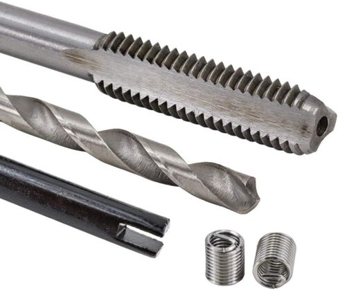 طقم إصلاح الخيط ، 15pcs M-10 × 1.0 مجموعة إصلاح الخيوط مجموعة هليكوبتر توافق 10 مم تالف مؤشرات ترابط in Kuwait
