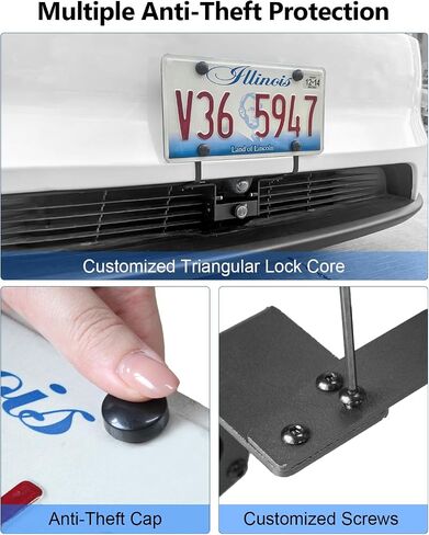 Tesla Cybertruck Front Lucky Plate Lister Lister Frracket Kit Mount Bracket 2024 2025 Tesla Cybertruck Accessories USA لم تقم بحفر أي مواد لاصقة مضادة للسرقة. in Kuwait