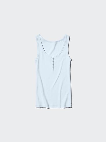 Uniqlo هينلي الرقبة بلا أكمام الأعلى in Kuwait