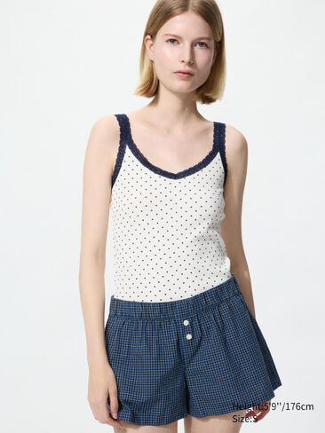 Uniqlo Ribbed Lace V-Neck Camisole in Kuwait