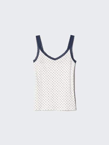 Uniqlo Ribbed Lace V-Neck Camisole in Kuwait