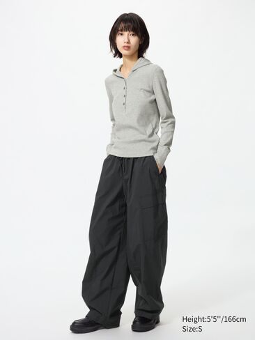 Uniqlo مقنعين مضلع كم طويل T in Kuwait