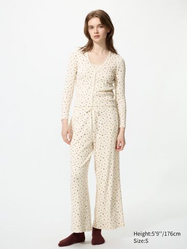 Uniqlo Ribbed V-Neck Cardigan | Flower in Kuwait