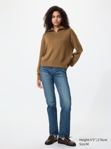 سترة Uniqlo من القطن الناعم بسحاب كامل in Kuwait