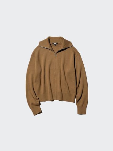 سترة Uniqlo من القطن الناعم بسحاب كامل in Kuwait