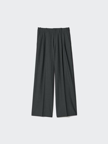 Uniqlo Smart Wide Straight Pants | Tall in Kuwait