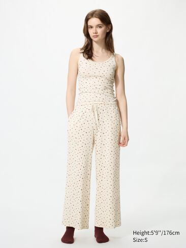 Uniqlo Ribbed Wide Easy Pants | Flower in Kuwait