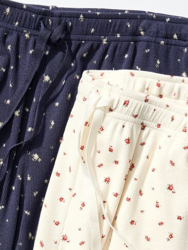 Uniqlo Ribbed Wide Easy Pants | Flower in Kuwait