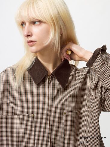 Uniqlo Zip-Up Short Jacket | Pattern in Kuwait