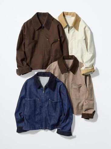 Uniqlo Zip-Up Short Jacket | Pattern in Kuwait