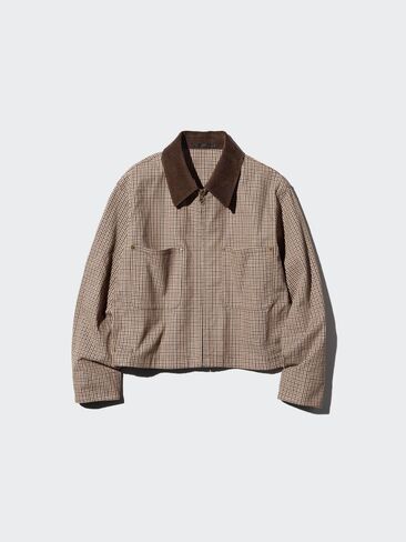 Uniqlo Zip-Up Short Jacket | Pattern in Kuwait