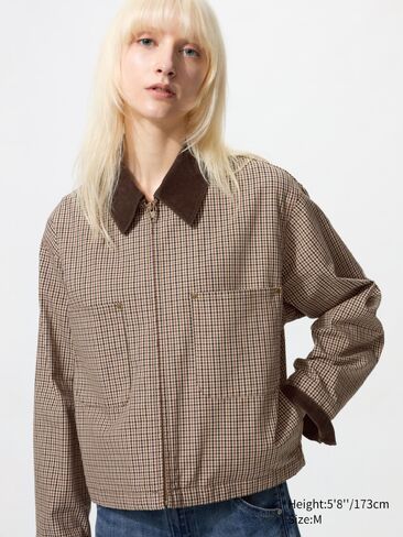 Uniqlo Zip-Up Short Jacket | Pattern in Kuwait