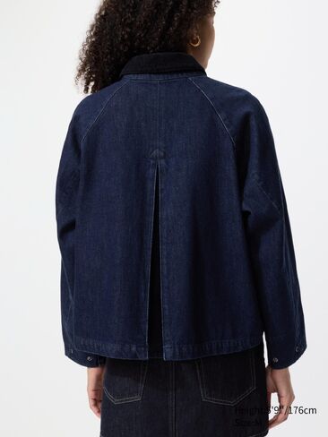 Uniqlo Utility Short Jacket | Denim in Kuwait
