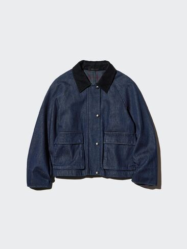 Uniqlo Utility Short Jacket | Denim in Kuwait