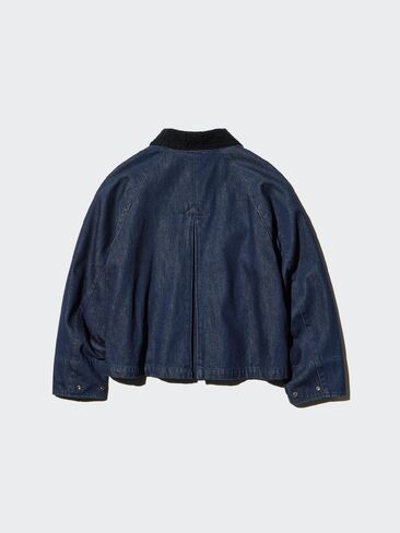 Uniqlo Utility Short Jacket | Denim in Kuwait