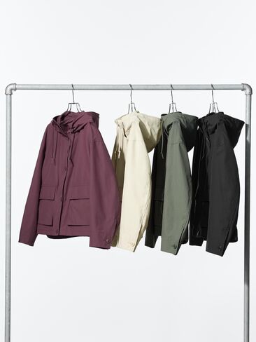 Uniqlo Cotton Blend Utility Parka in Kuwait