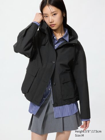 Uniqlo Cotton Blend Utility Parka in Kuwait