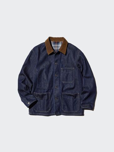 Uniqlo المعطف | الدنيم in Kuwait