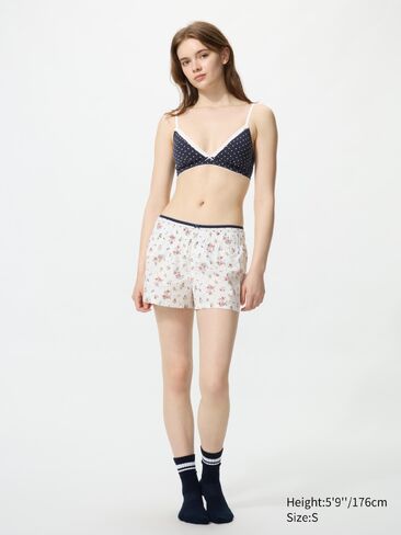 Uniqlo Cotton Boxer Easy Shorts | Print in Kuwait