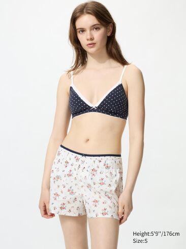Uniqlo Cotton Boxer Easy Shorts | Print in Kuwait