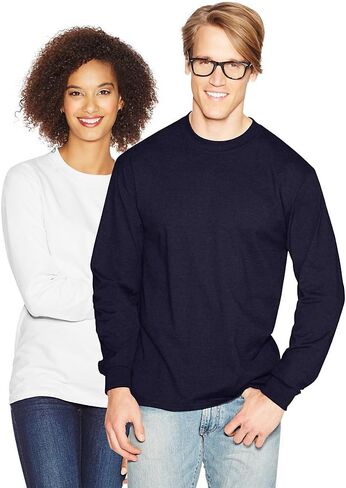 Hanes Essential-T 100 ٪ T-Sleeve Long Sleeve T-Shirt 5286 in Kuwait