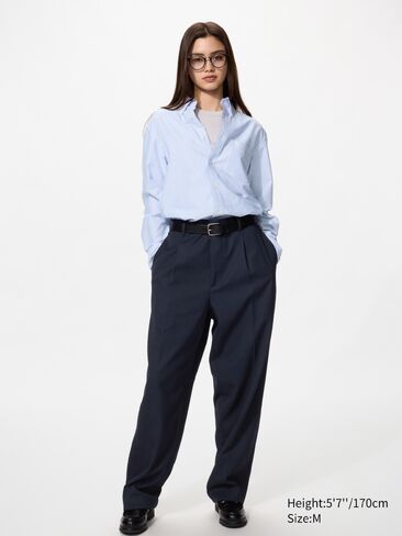 Uniqlo Oxford Slim Shirt | Striped in Kuwait