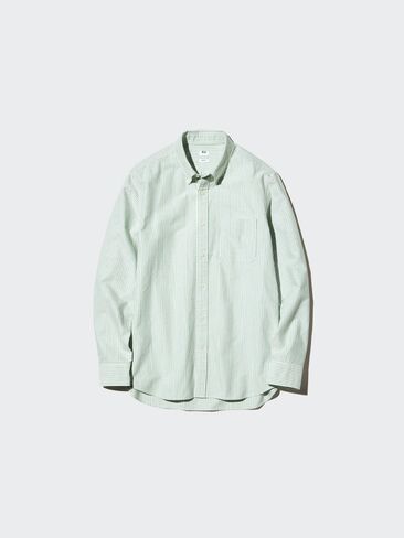 Uniqlo Oxford Slim Shirt | Striped in Kuwait